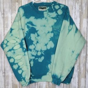 Levi's Big E Crewneck Bleach Dyed Large Sweatshirt